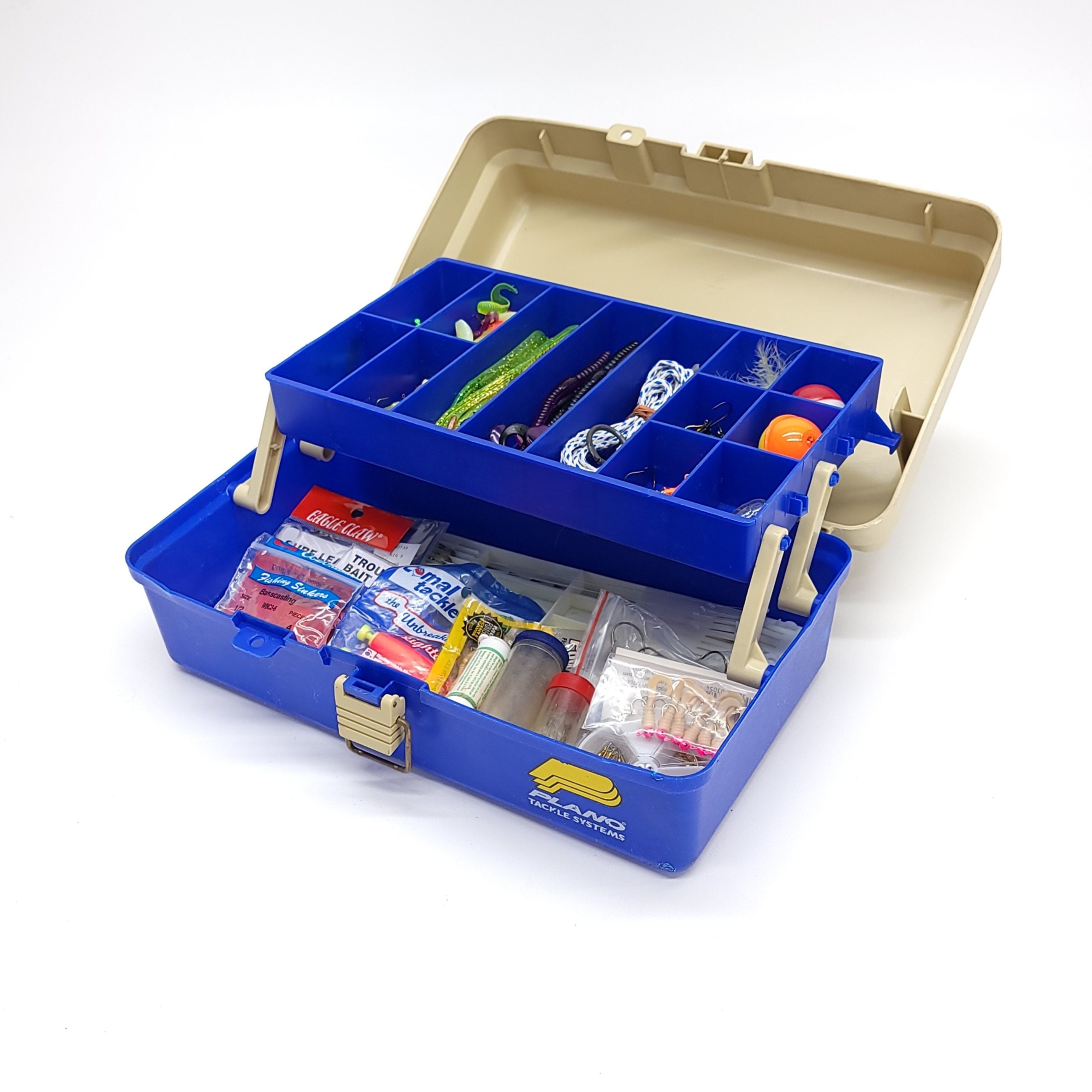 Vintage 90's Plano 3100 Tackle Box Full of Tackle 