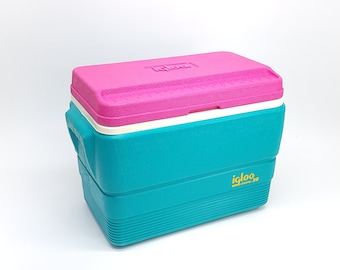 Original 1992 Igloo Legend 28 Cooler - Neon Retro Bling