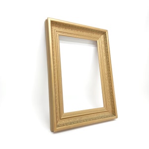 Antique Gold Gilted Wood Frame - Large 3 inch Ornate Molding - Early 1900's