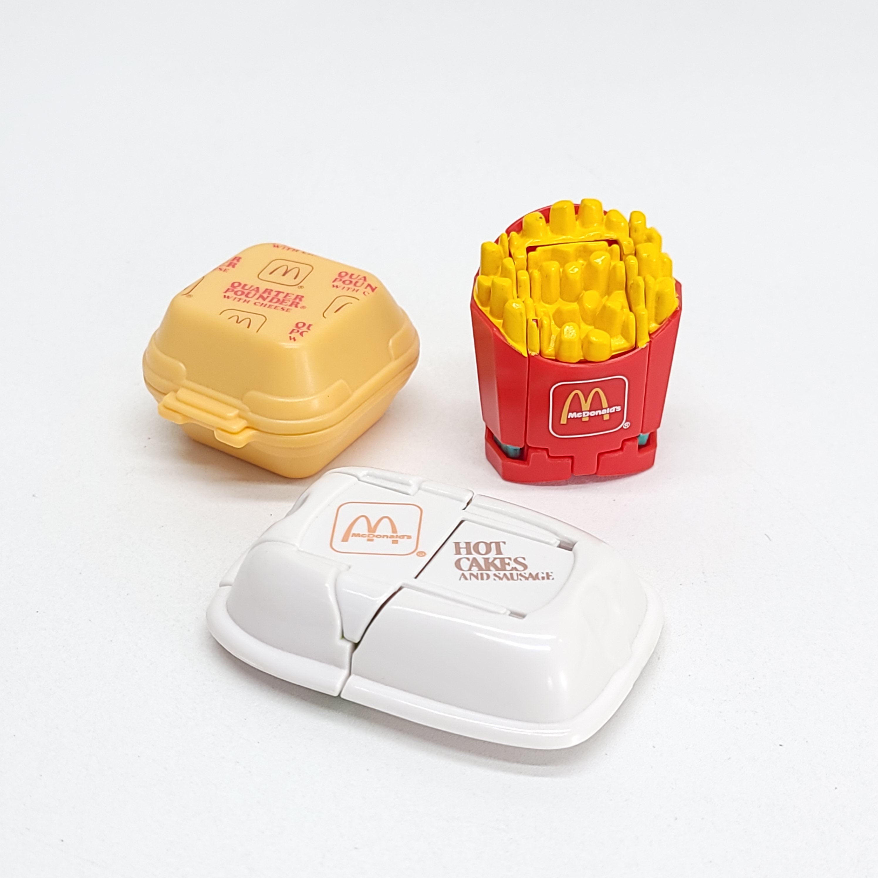 1980's Mcdonald's Happy Meal Toys Transformers, French Fries