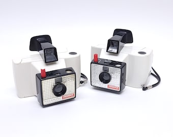 Vintage Pair of 60's Polaroid Land Camera-  Swinger Model 20