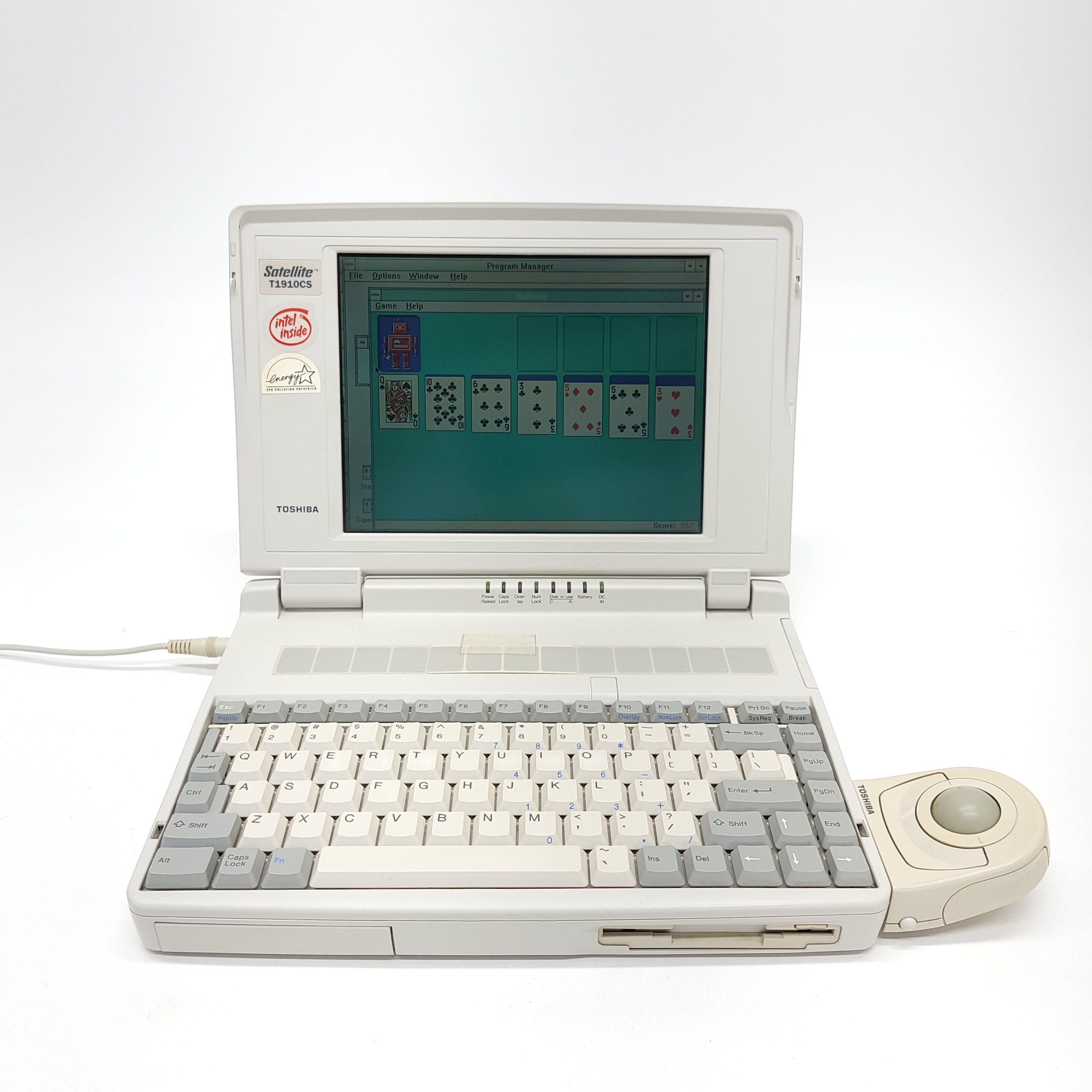 Vintage Toshiba Laptop Satellite T1910CS/200 - DOS - Windows Vintage Toshiba Laptop Satellite T1910CS/200 - DOS - Windows