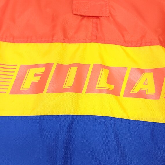 Fila Racing Windbreaker Jacket - XXL - Nylon/Poly… - image 2