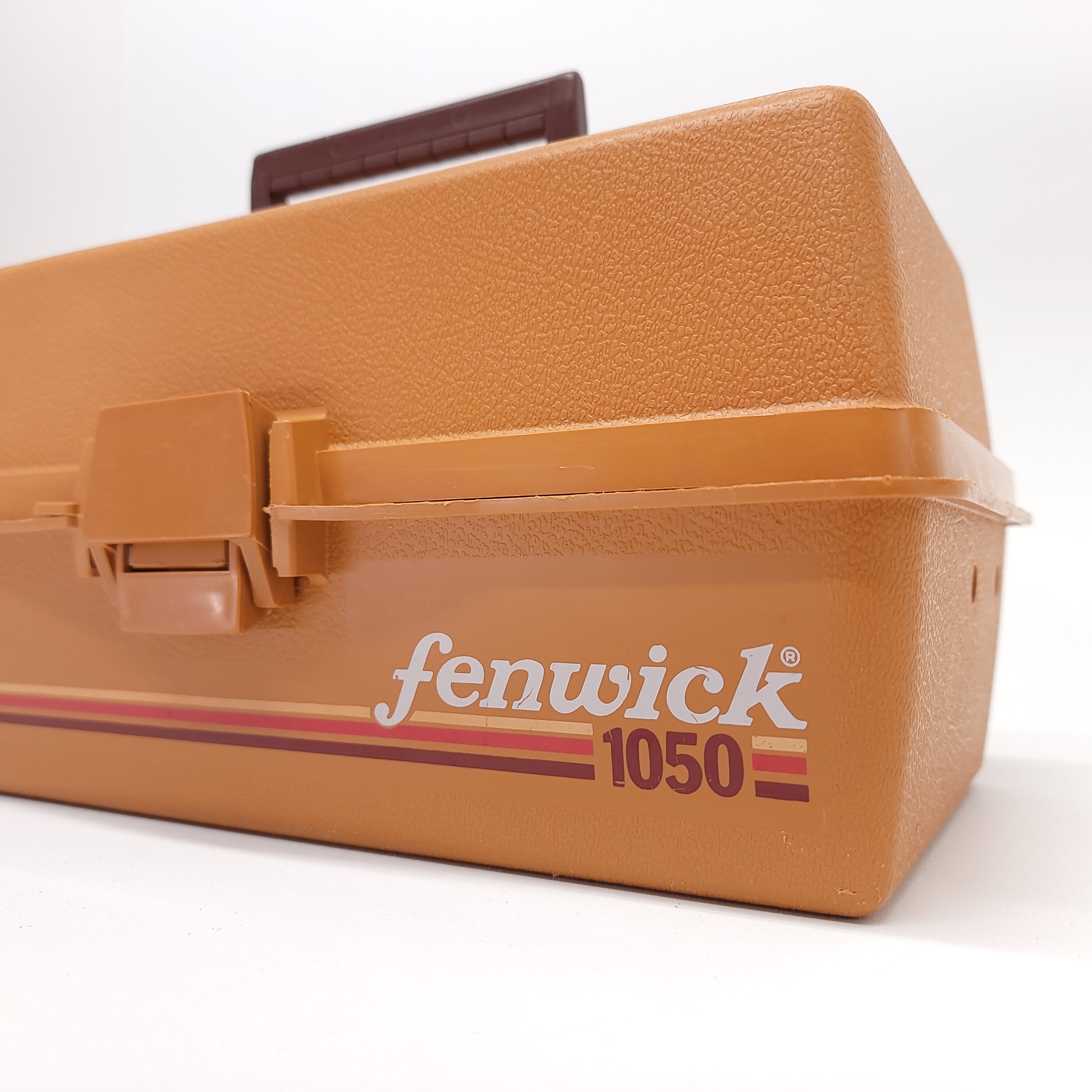 1987 Fenwick 1050 Tackle Box Pumpkin Orange Grandpa Fishing