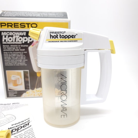 Presto Hot Topper Microwaveable Melting Spray Dispenser Perfect Popcorn 