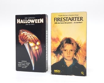 VHS Cult Classics - Haloween & Firestarter - Terror