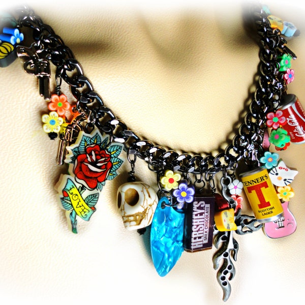 YOUNG and RECKLESS Necklace - Punk-Dangerous Fun Wild and Completely Awesome Necklace