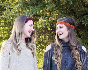 Hand Crocheted Headband, Everyday Accessory