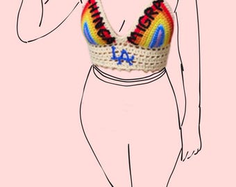 CLM Stickers- Sticker of Woman in Crochet Top