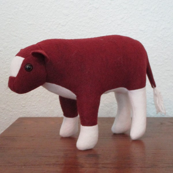 Plush Maine Anjou Cow