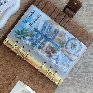 Urlaubs Sparchallenge | Vacation Saving Challenge A6 | Cash Stuffing Budget Binder | Holiday Savings Tracker