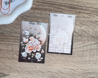 A7 Savings Challenge Shining Moon - wipe and rub