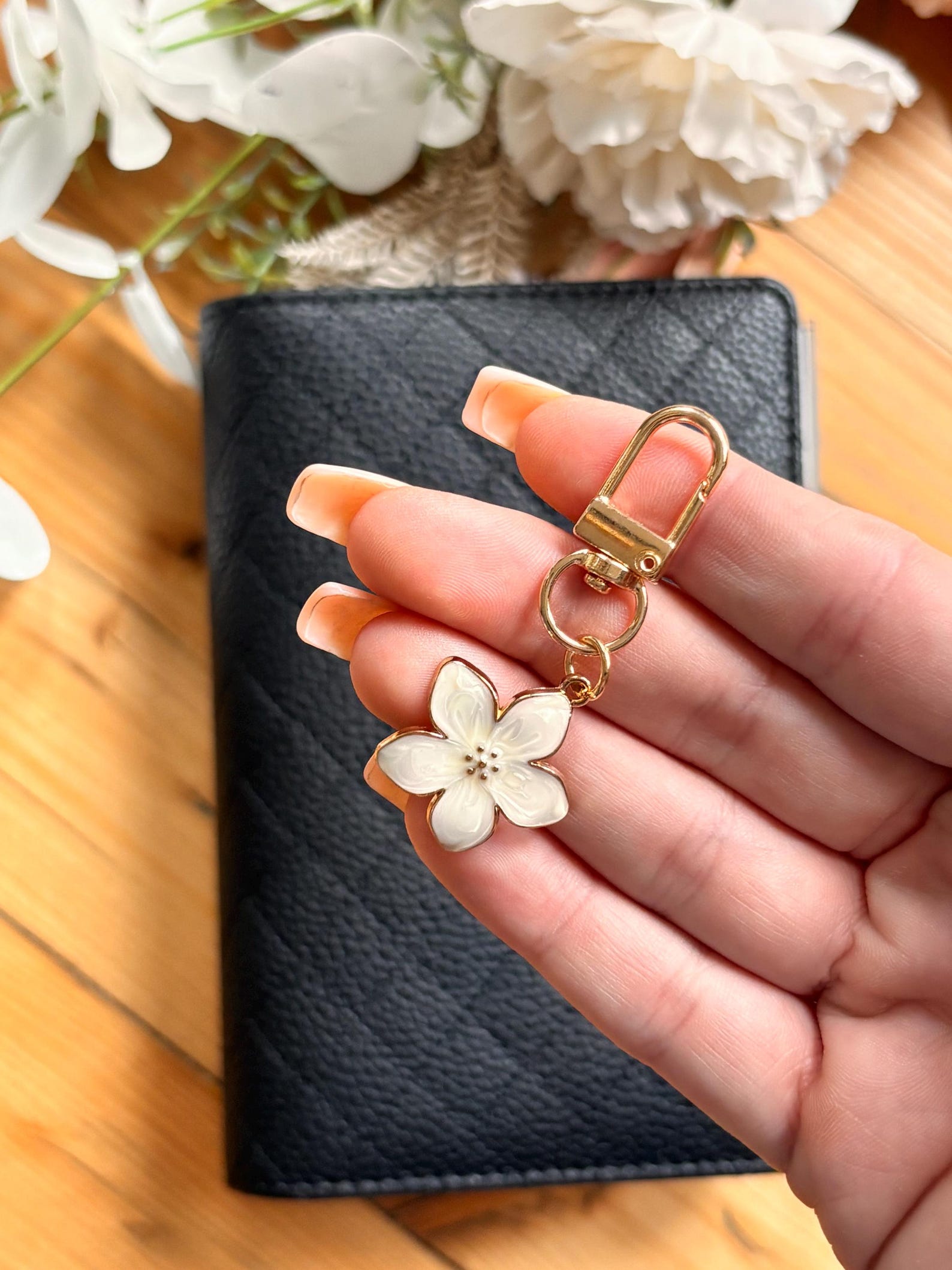 Binder Charm With Flowers | Budget Binder Accessory A6 | Cash Stuffing ...