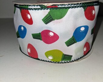 Feiern Sie es Weihnachten Glühbirnen Wired Band 2,5 "x 25 ft