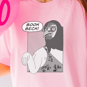BoJack Becca Huhn Tee | Lustiges Buch Beck Shirt | Gentle Farms Parodie | Weiche, Vintage Wash & Crop Top T-Shirts