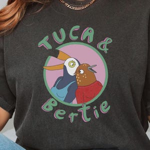 Camiseta de Tuca y Bertie / Divertida camiseta de la serie animada "Mejores amigos" / Serie animada / Estilo suave, colores cómodos y opciones de top corto para festivales