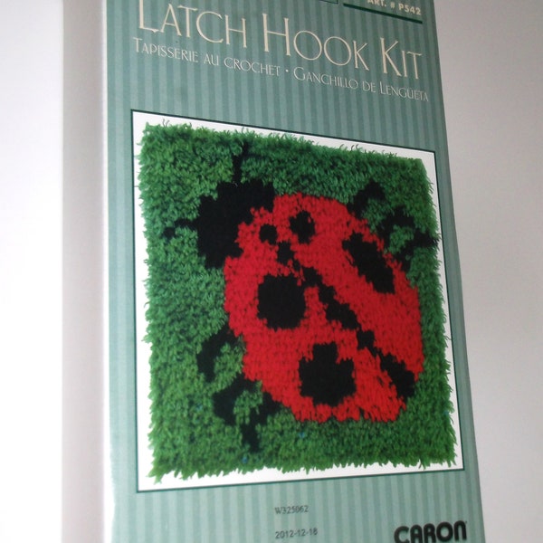 NOS Natura Ladybug Latch Hook Kit