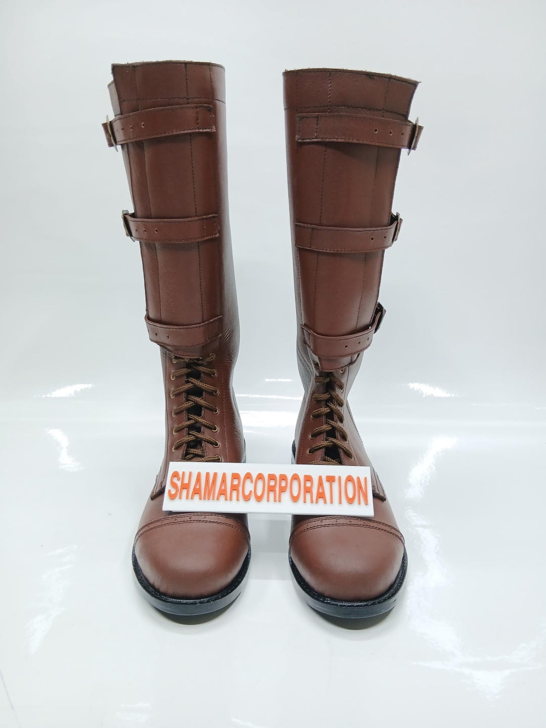 Men's Handmade Leather Steampunk Boots: Battlestar Galactica Inspired ...