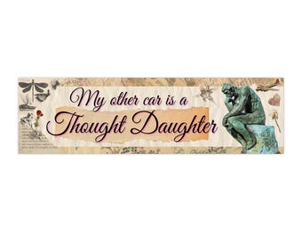 Daughter Bumper Sticker: Vibrant Car Decal, Water-Resistant Vinyl