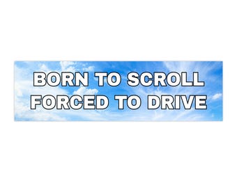 Bumper Stickers for Road Trip Lovers, Car Decor, Funny Gift for Drivers, Vehicle Accessories, Scroll Lovers Decoration