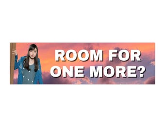 Aubrey Plaza Bumper Sticker: Humorous Car Decal for Road Trips
