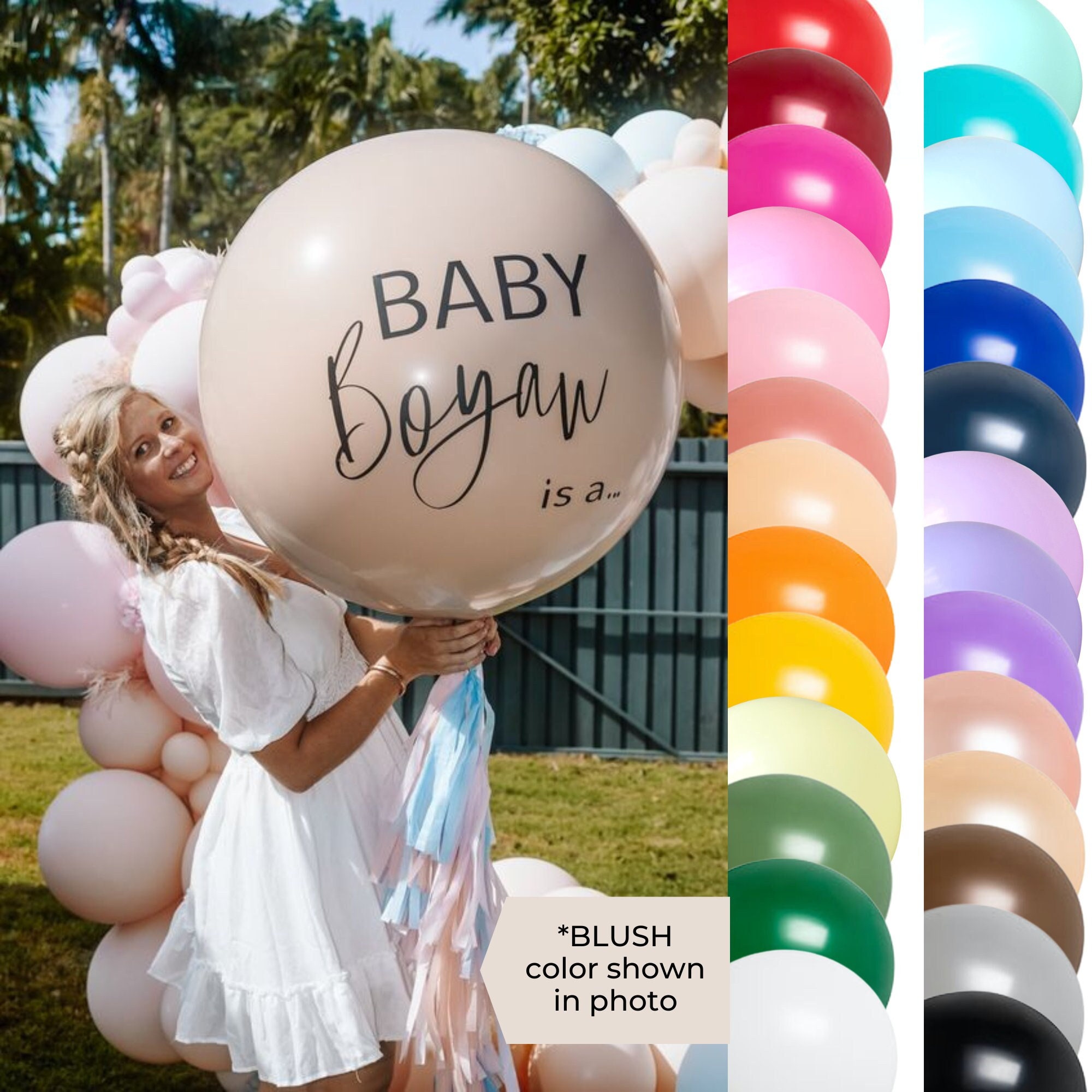 Black wig cheap gender reveal
