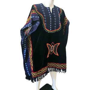 Plus Size Bamenda Toghu Gown | Cameroonian Traditional Dress | Velvet African Attire | Embroidered Cultural Wear for 2XL - 3XL