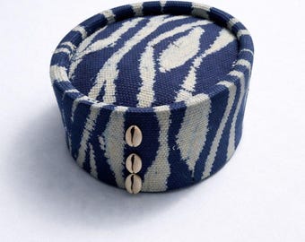 Ndop African Hat with Cowrie Shells for Wedding & Prestige | Handcrafted Cameroonian Kufi Cap | Traditional African Fashion | Cultural Gift