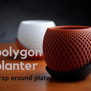 Polygon Planter · Wrap around plate