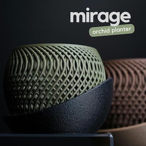 Mirage Orchid Planter – Modern Minimalist Elevated Design for Healthy Airflow