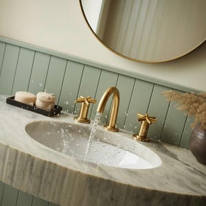 Handcarved Carrara marble vessel sink by Marblyart, custom made to order — photo 6 of 10