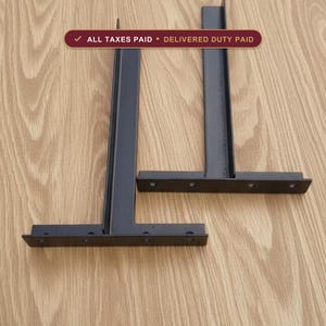 Heavy-Duty Wall Mount Sink Brackets for Marble, Stone & Floating Vanities