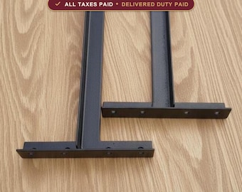 Heavy-Duty Wall Mount Sink Brackets for Marble, Stone & Floating Vanities