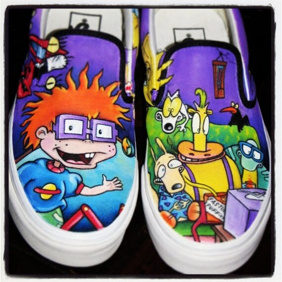 Items similar to Custom Painted Vans on Etsy