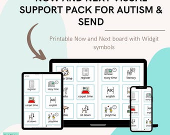 Full Now and Next Visual Schedule Pack | Widgit Symbols | Autism | SEND ...