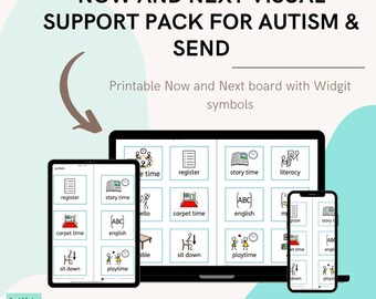 Full Now And Next Visual Schedule Pack Widgit Symbols Autism SEND 