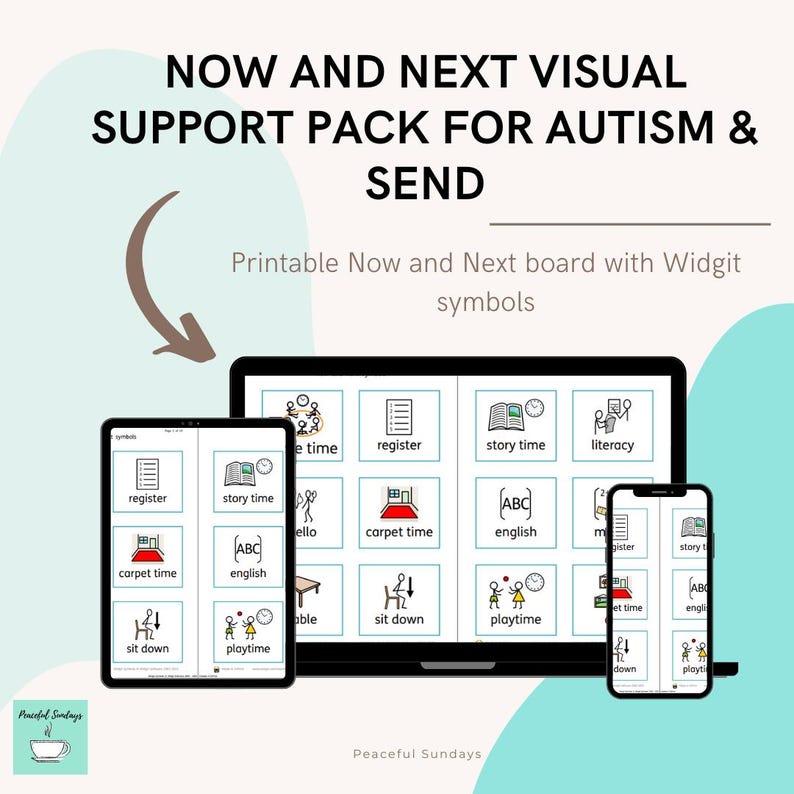 Full Now and Next Visual Schedule Pack | Widgit Symbols | Autism | SEND ...
