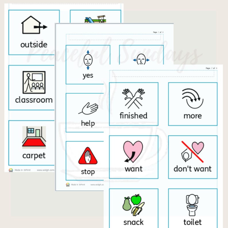 Problem Solve Sen Symbol Classroom Symbol Lanyard – Visual Support Cards for Autism, SEN ...