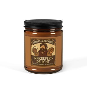 Candle, Dungeons and Dragons, D&D Gift, Fantasy Home Decor, Dungeon Master Gift, RPG Candle, Scents of Adventure, Innkeepers Delight