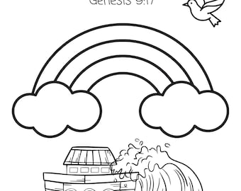 El Arca de Noé, Arcoíris Génesis 9:17