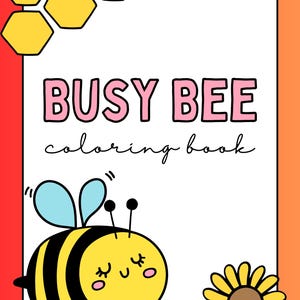 Kleurboek honingbijen, kinderen, pdf