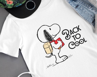 Back to School Beagle Kids T-Shirt, Cute Dog Shirt for First Day of School,Funny Pup Tee for Teachers, Cute Cartoon Shirt for Girls and Boys