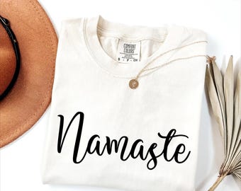 Namaste Yoga T-Shirt | Gift for Yoga Lover | Boho Spiritual Tee | Namaste Sweatshirt for Women | Cozy Yoga Pullover | Mindfulness Gift