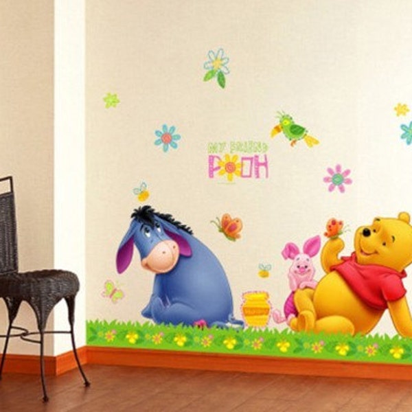 Winnie the Pooh and Friends wall art vinyl