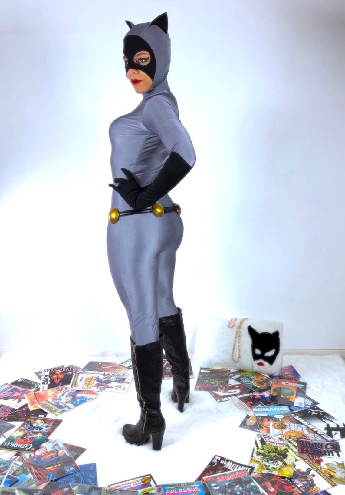 Animated Catwoman FULL Costume Replica Etsy