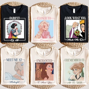 Disney Princess Shirt, Cinderella Sweatshirt, Snow White Tee, Little Mermaid Tee, Rapunzel Tee, Aurora Shirt, Moana Tee, Mickey Castle Shirt