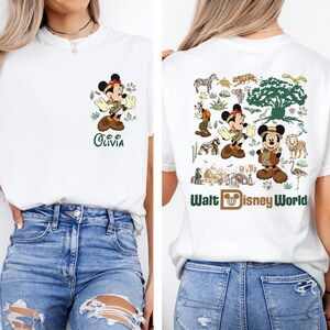 Mickey Minnie Safari Shirt, Disney World Family Shirt, Disney Family Trip Tee,Vacay Mode T-Shirt,Animal Kingdom Shirt,Disney Safari Trip Tee
