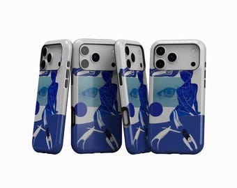 Henri Matisse Phone Case Abstract Matisse Art Cover, Abstract Blue Art Phone Case, iPhone 17 16 15 14 13 12 Pro Max, Samsung S25 S24 Ultra
