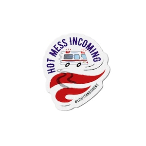 EMS Ambulance Magnet | Cute Gifts for Healthcare Workers, EMT, Paramedic, Nurse, Medical Gifts, EMS, Ambulance, Dispatcher