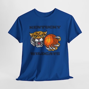 Kentucky Wildcats Basketball Tee, Unisex Cotton T-Shirt for UK Fans , Kentucky Apparel, Gift for Students, College Spirit Wear, Game Day